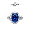 VINCARRY 18K Gold Sapphire Ring Elegant, Exquisite and Versatile High-end Customized New Artificial Gemstone Recommendation