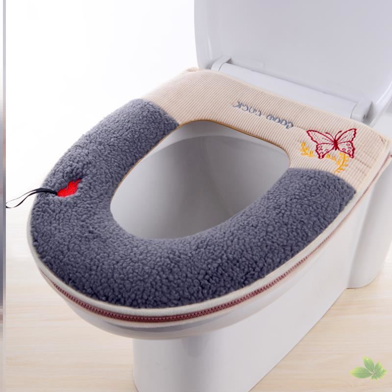 Winter style widened winter toilet mat plush European style large Nordic style ins universal style American style small fragrance