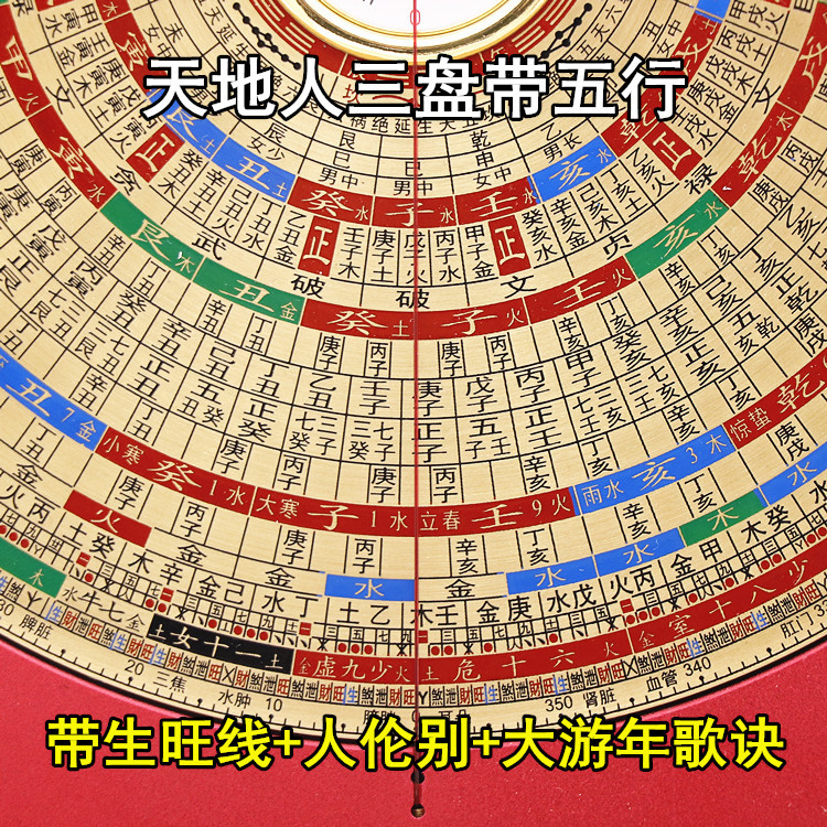 New Yifu Tang Compass 8-Inch 24-Layer Three-In-One Compass 10inch Comprehensive Professional Pure Copper High-Precision Agate Large Tianchi New Yifu Tang Compass 8-Inch 24-Layer Three-In-One Compass 10inch Comprehensive Professional Pure Copper High-Precision Agate Large Tianchi