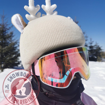 Ski goggles column flour color colorful goggles double anti-fog adult men and women anti-snow blindness