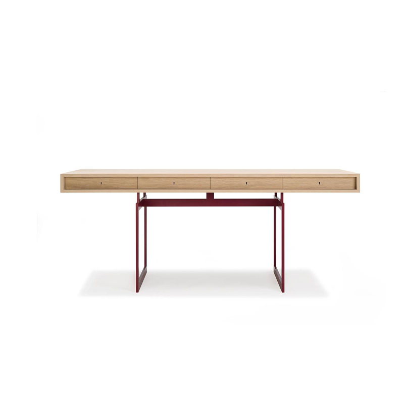Designer Desk North White Oak Table Retro Office Desk Desk James Bond Desk