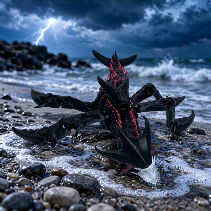 Cross-Border New Model Ocean Overlord Blackened Four-Winged Ancient Ice Dragon Leviathan Figurine Deep Sea Voyage Model Kit Cross-Border New Model Ocean Overlord Blackened Four-Winged Ancient Ice Dragon Leviathan Figurine Deep Sea Voyage Model Kit