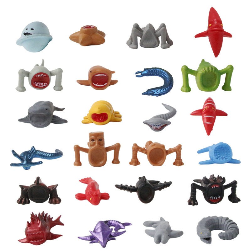 New Deep Sea Adventure Full Character Figures: Sea Eater, Sky Eater, Palm Sea Monster Model Complete Set Toy Gift