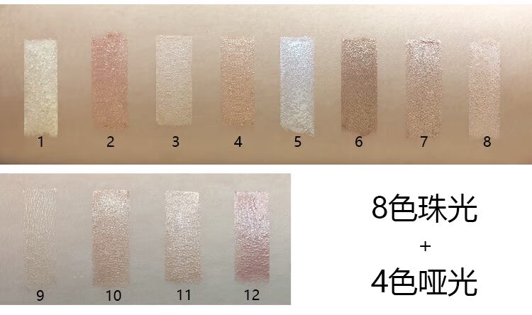 [HỒ SƠ trang điểm chuyên nghiệp] công suất cao sửa chữa đĩa đĩa che khuyết điểm bóng cao che khuyết điểm cao bộ mỹ phẩm má hồng kem