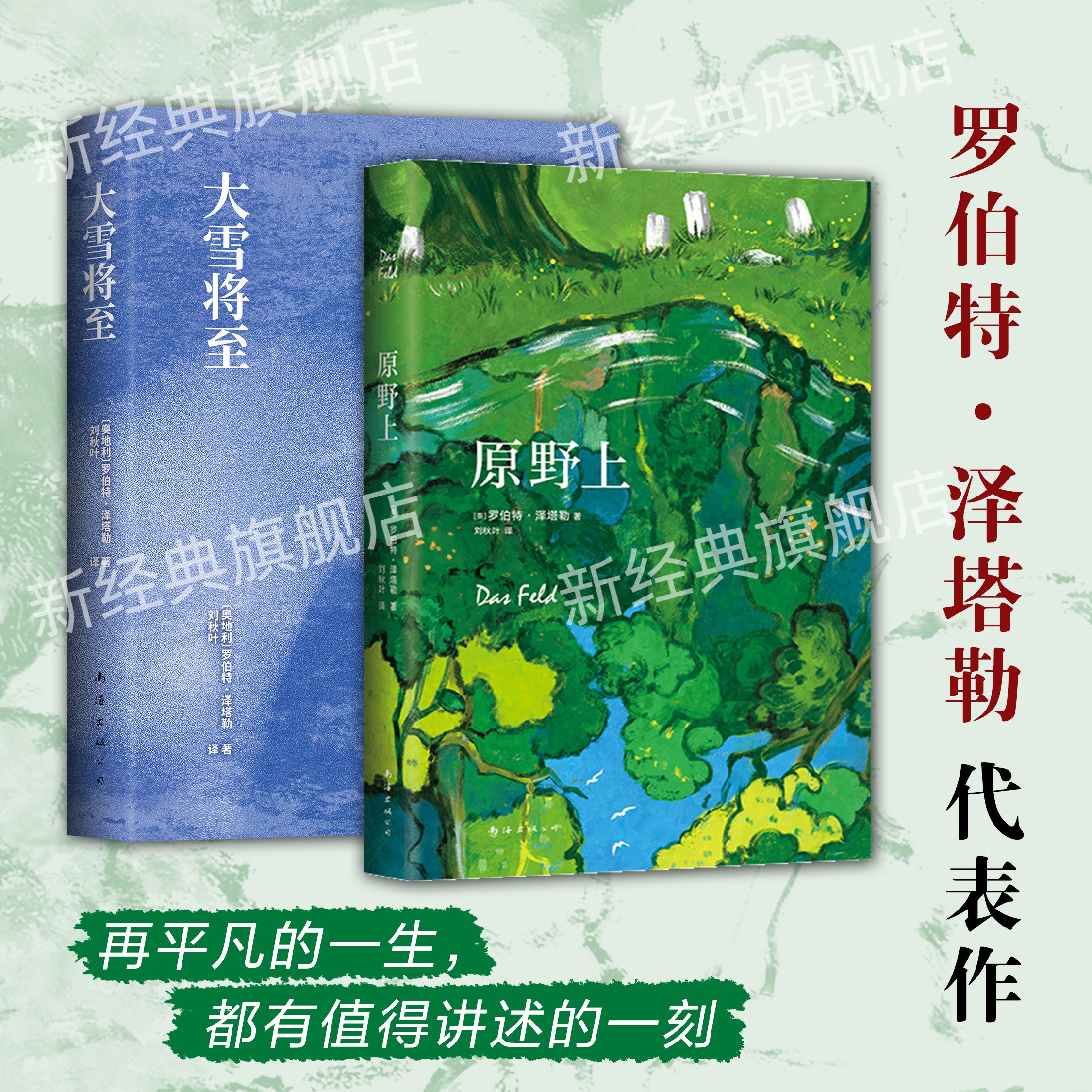 罗伯特·泽塔勒经典代表作2册 大雪将至+原野上