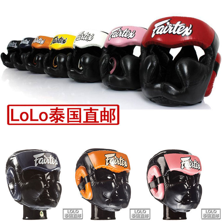 Thai Fairtex Thai Boxed Supplies HG13 Diagonal Visual Boxing Thai Boxing Safety Helmet MMA Head