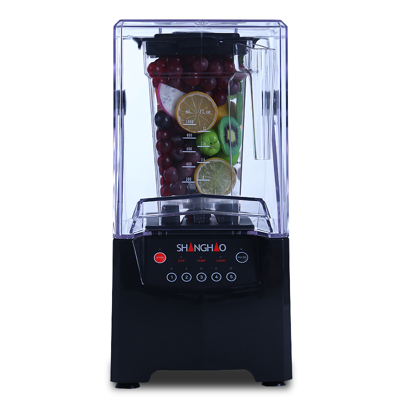 Shanghao HA-992 sand ice machine milk tea shop commercial with cover soundproof juicer ice crushing machine mixer soy milk mute