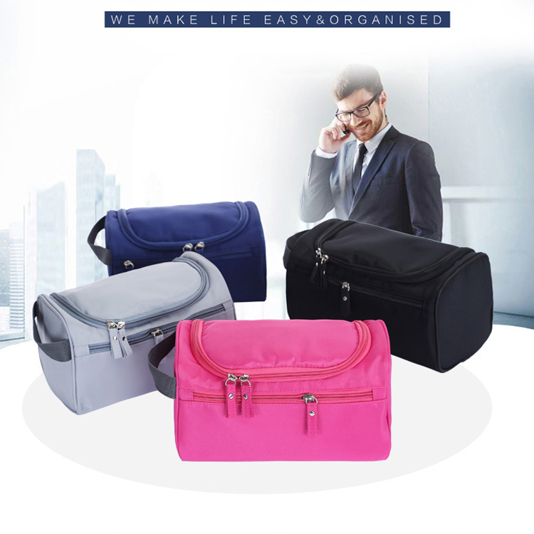 Colorful men's wash bag side portable travel makeup bag Outdoor wash makeup care products storage bag large