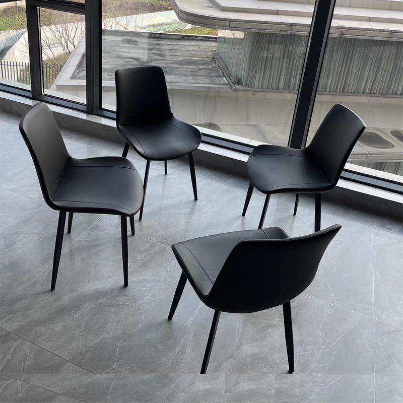 Dining Chair for Home Use, Island Table, Foshan Minimalist Chair, Black Light Luxury Backrest Chair, New High-End Restaurant Commercial Stool Dining Chair for Home Use, Island Table, Foshan Minimalist Chair, Black Light Luxury Backrest Chair, New High-End Restaurant Commercial Stool