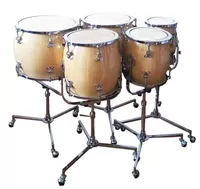 Основной цвет сплошной древесины пять звуковых барабанов