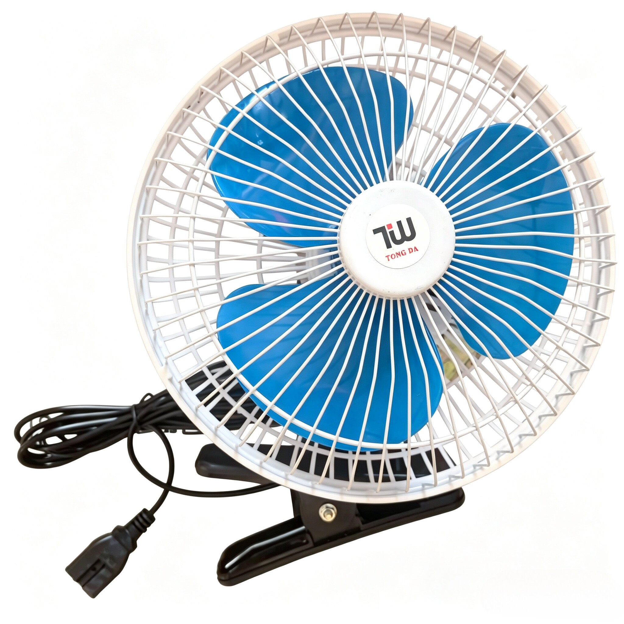 Electric Vehicle Fan, Battery-Powered Tricycle Small Fan, 12V 48V 60V 72V Enclosed Car Fan, Night Market Electric Fan