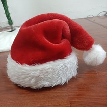 Thickened plush Christmas hat children adult hat Christmas gift small gift Christmas hat Christmas decorations