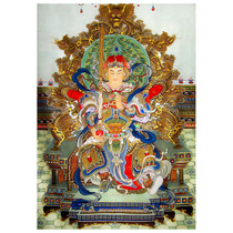 Weituo Bodhisattva portrait Weituo Zuntian Bodhisattva statue Weituo Jialan Dharma protector photo photo paper and plastic molded Buddha statue customization