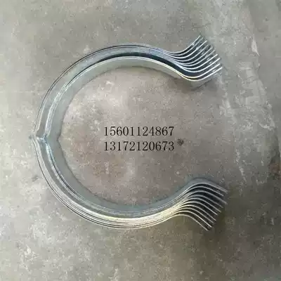 Thickened galvanized pipe card for nuclear power special steel pipe connection wire pipe grounding card 50 65 80 100 150