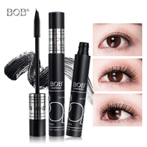 BOB stunning ciliary ciliary mascara waterproof roll up thick curve brush head not seasick color makeup not easy to take off