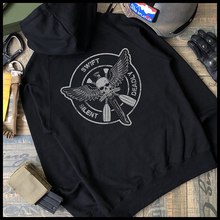 (Tactical Bone Frog) USMC Navy Reconnaissance FR Tactical army fan heavy cotton hooded sweatshirt