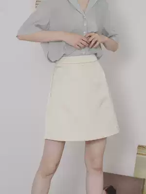 SoLighter jacquard temperament high waist slim a skirt women's casual short skirt