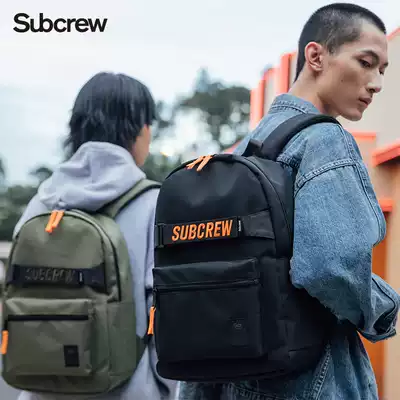 Subcrew Tide brand shoulder bag female 2021 New Street trend college students schoolbag male travel backpack SB060