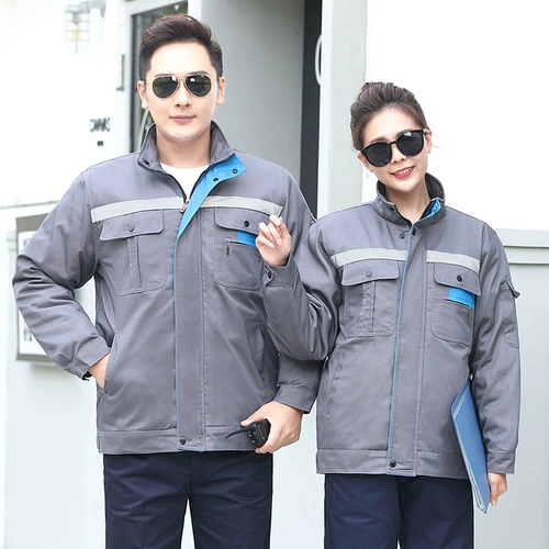 Зимний комплект для работы, съемная износостойкая куртка, пуховик, увеличенная толщина