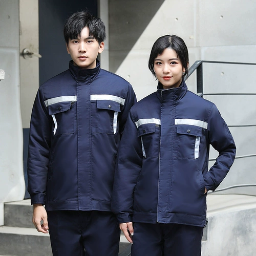 Зимний комплект для работы, съемная износостойкая куртка, пуховик, увеличенная толщина