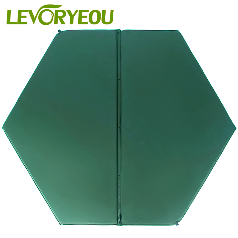 Outdoor Hexagonal Air Mattress, Automatic Inflatable Mattress, Tent Sleeping Pad, Enlarged and Widened Inflatable Mattress, Camping Moisture-Proof Mat