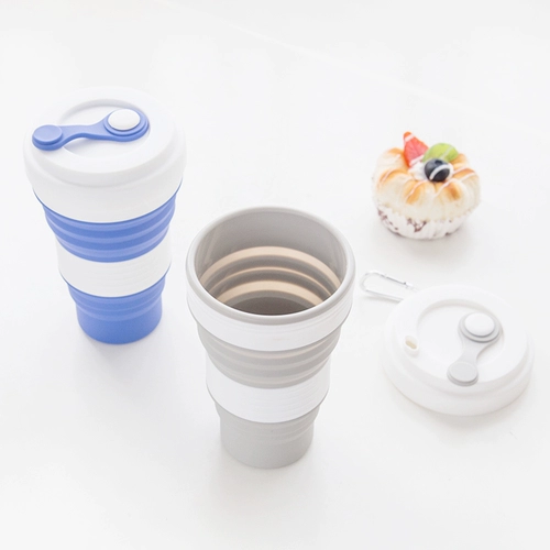 Портативный силиконовый ополаскиватель для рта для путешествий, большая герметическая чайная чашка для воды