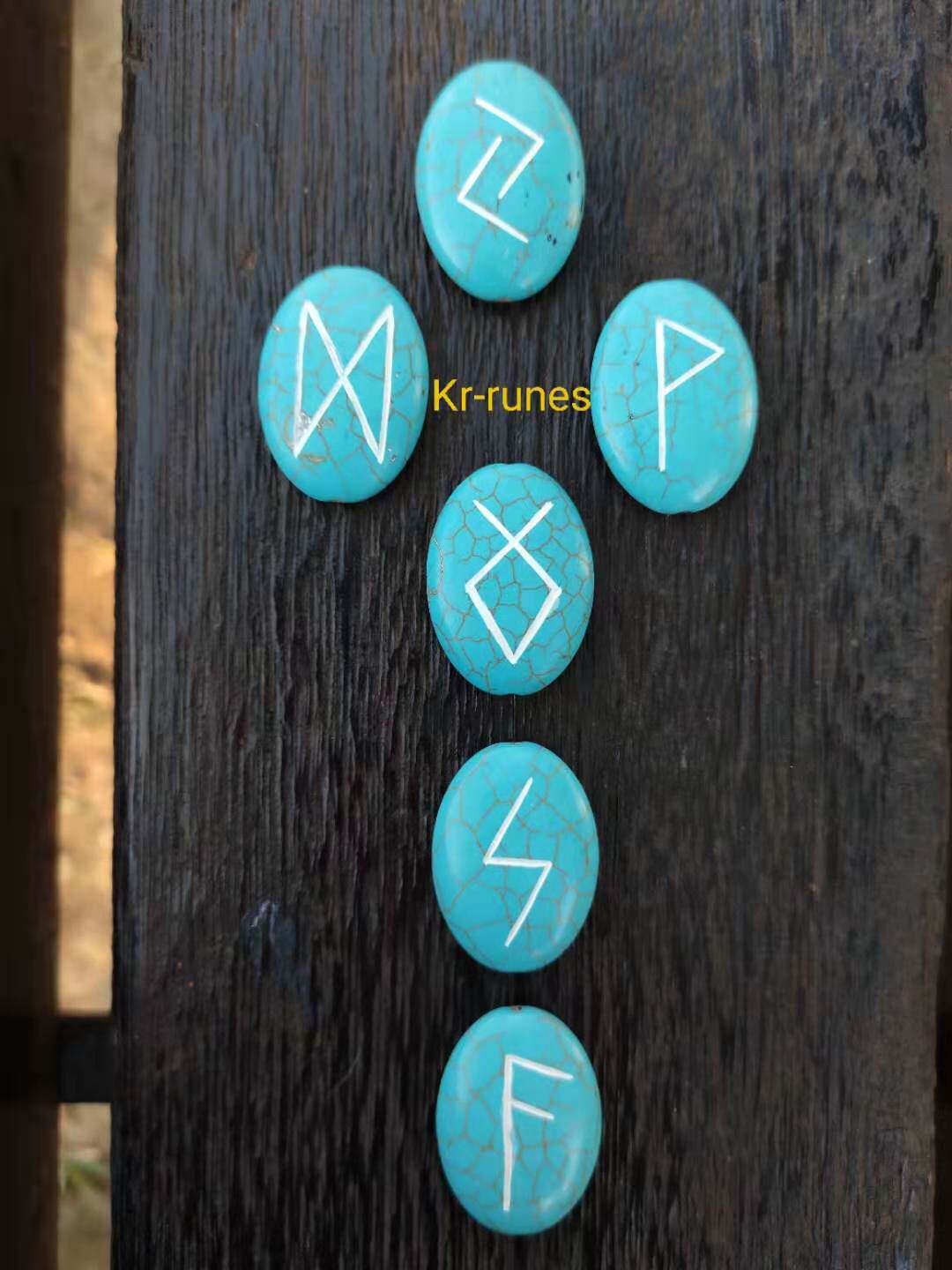 The magic mirror mark green pine print rune rock such as Nestone reservation