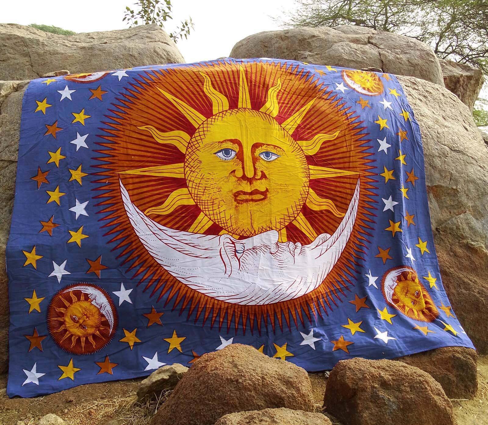 (EXCLUSIVE SALE) Featured tapestry day Moon Star wall-mounted table cloth