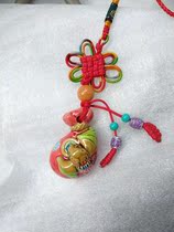 Colourful and long-to-toe pottery: bag-bag rich-foot ceramic pendant color pottery traditional boutique