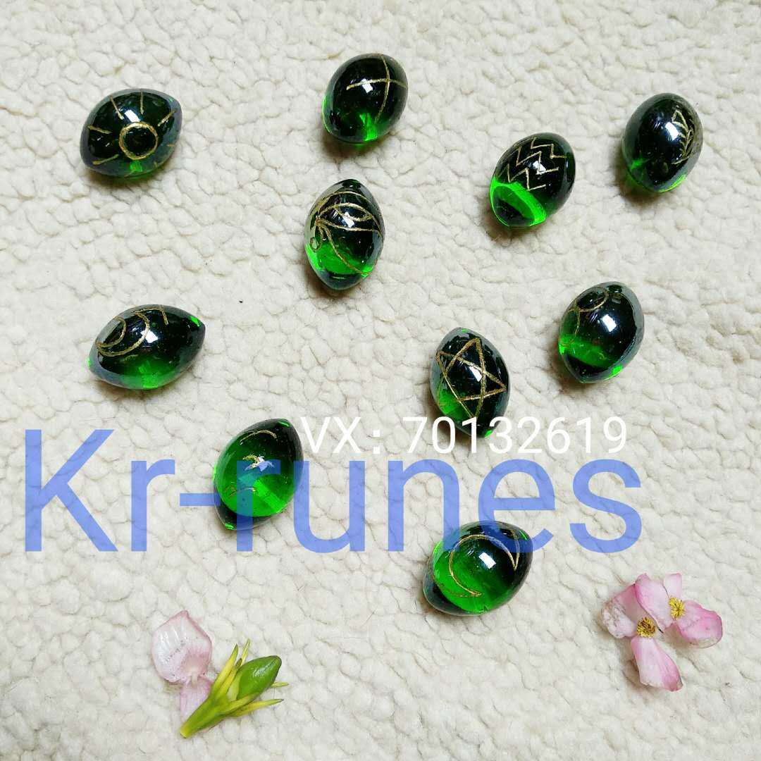 Senshine Guide Stone Game Stone Gypsy Ancient Pattern Tarot Runes Lune Stone