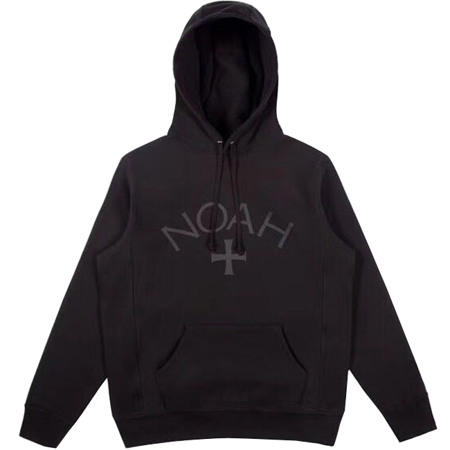NOAH 黑魂十字logo连帽卫衣