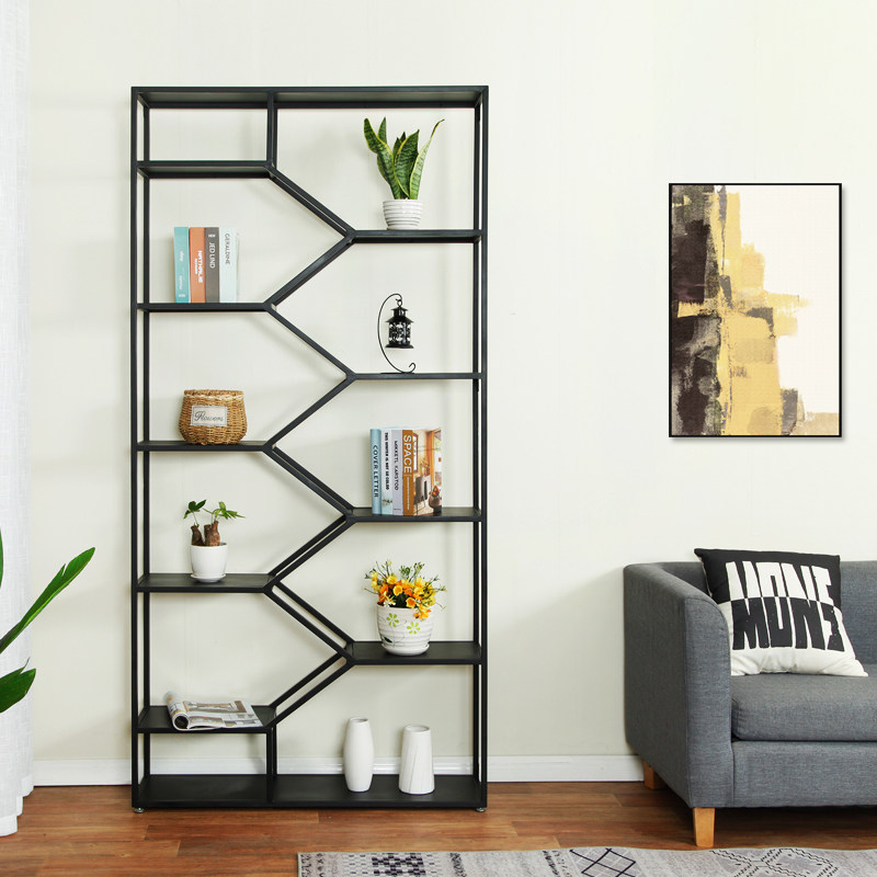 Nordic Simple Iron Art Frame Creative Industrial Wind Multi-layer Bookshelf Office Settlement Display Frame