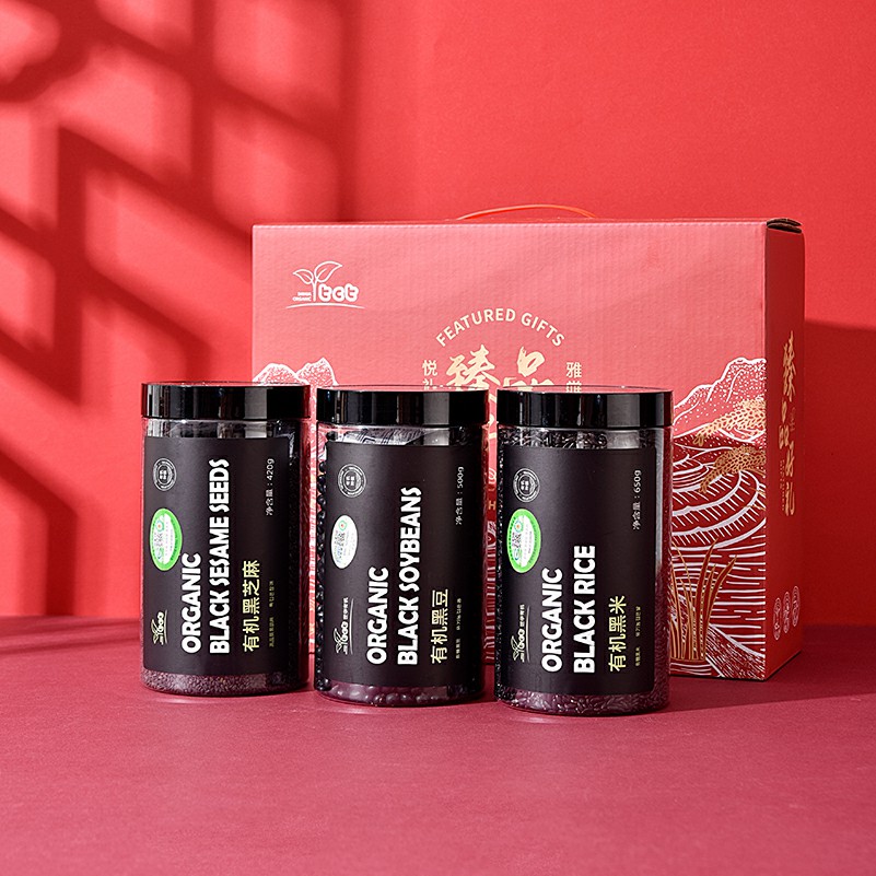 tct Organic five cereals Cereals Gift Boxes Black Bean Black Rice Black Sesame Combine To Send Parents Elders Business Year Goods Group Purchase