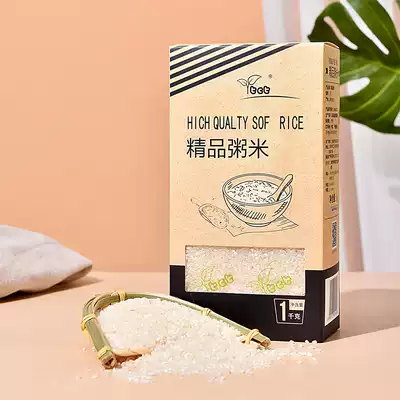tct] baby porridge rice 1kg baby staple food porridge japonica rice broken rice northeast rice BB germ rice Laba porridge