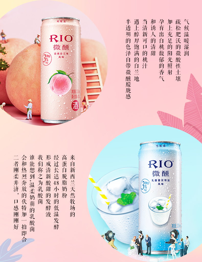锐澳 Rio 7种口味 3°微醺鸡尾酒 330ml*20罐 图4