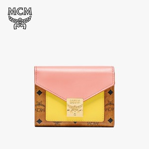 MCM PATRICIA VISETOS LEATHER BLOCK 女士钱包