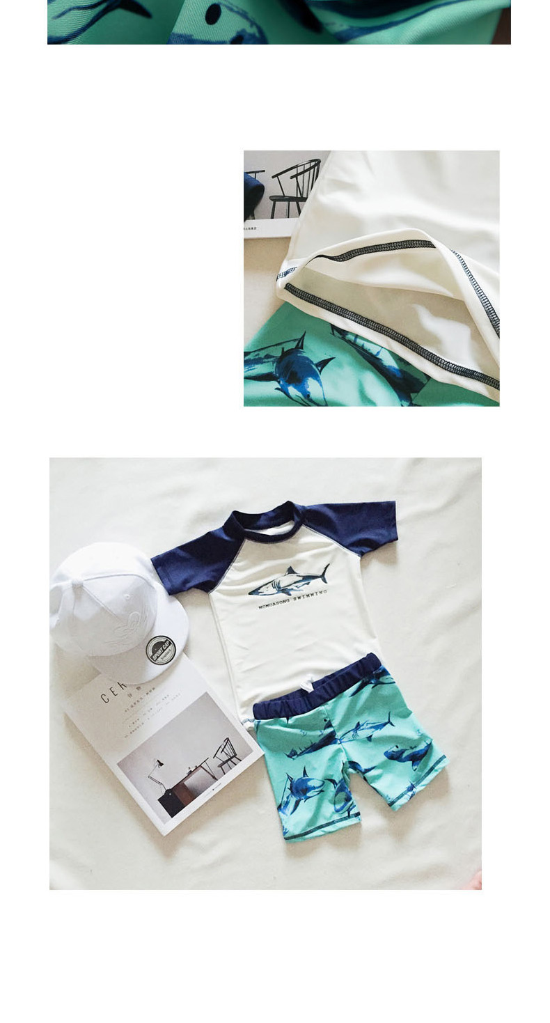 Đồ bơi cho trẻ em Đồ bơi cho bé trai Đồ bơi chống nắng Nhỏ vừa Big Boy Chia phim hoạt hình Set Beach Resort Suối nước nóng - Bộ đồ bơi của Kid đồ bơi bé gái 10 tuổi