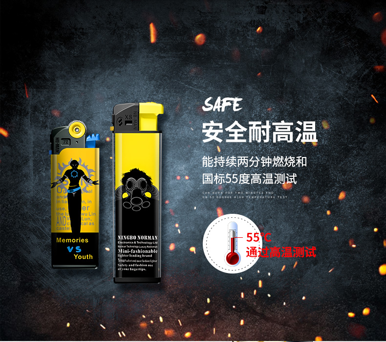 Cao quý ròng rọc đá lửa cát phong cách thời trang gió nhẹ hơn nam bơm hơi sáng tạo cá tính quảng cáo quà tặng tùy chỉnh bật lửa độc