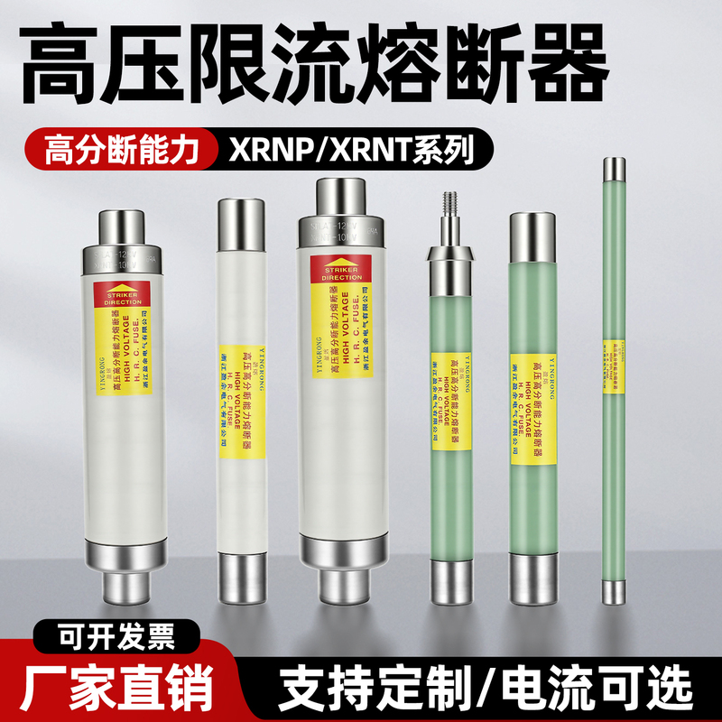 High-Voltage Current-Limiting Fuse with High Breaking Capacity Xrnp1-10/12Kv0.5A Insurance Pt Fuse Tube Xrnt-63 High-Voltage Current-Limiting Fuse with High Breaking Capacity Xrnp1-10/12Kv0.5A Insurance Pt Fuse Tube Xrnt-63