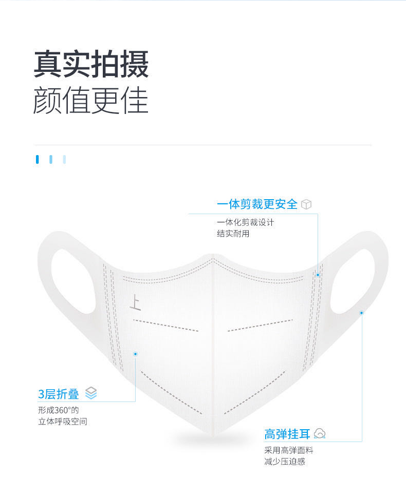 可赛克 一次性医用口罩 50只 图5