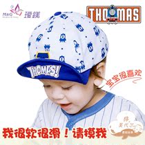 Baby hat Spring and autumn boys cap Newborn toddler baby soft cornice cap Childrens cute short cornice baseball cap tide