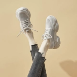 婥蕾 Дышащая универсальная спортивная обувь на платформе, коллекция 2023, популярно в интернете