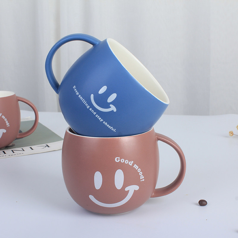 Coffee Cup Ceramic Cup Mark Cup Custom Toothbrushing Cup Tea Cup Breakfast Cup of milk Cup Lovers Cups