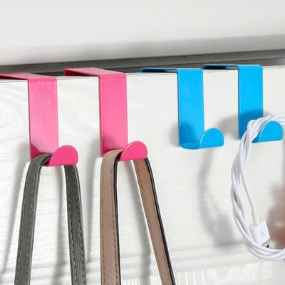 Strong Z-shaped bathroom door, rear entrance hall, load-bearing clothes hanger, wall hook, and wall clothes and hat storage without drilling holes