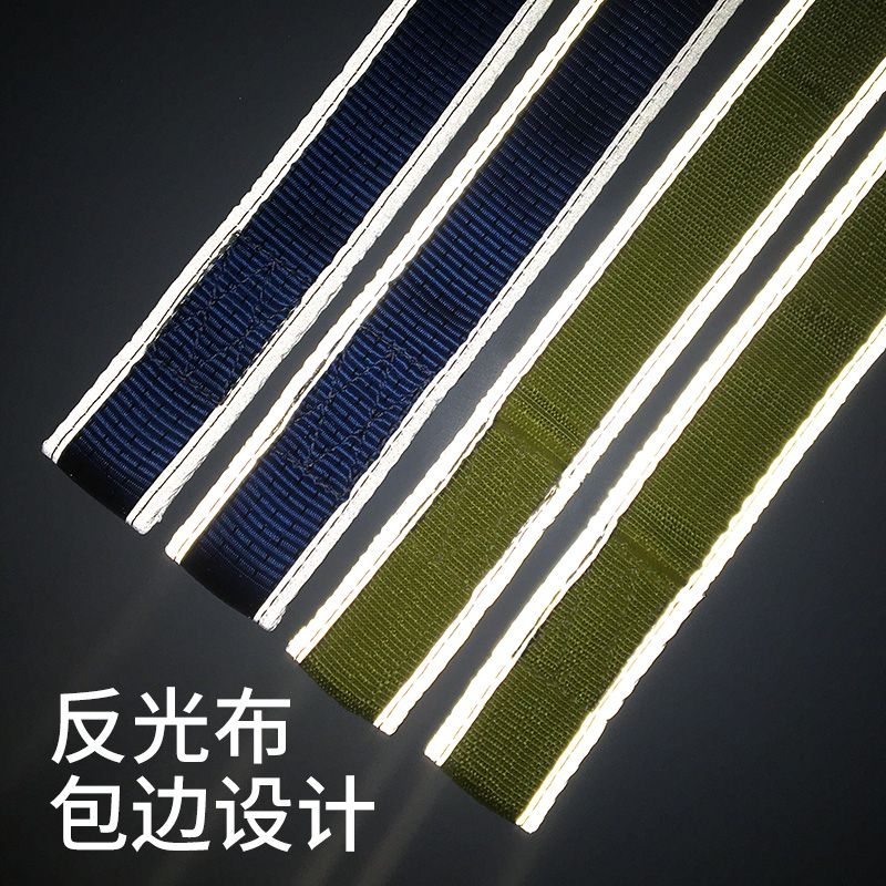 Car trolley rope thickened off-road vehicle trolley truck pull rope traction trolley with 5 meters 5 tons tow hook rescue