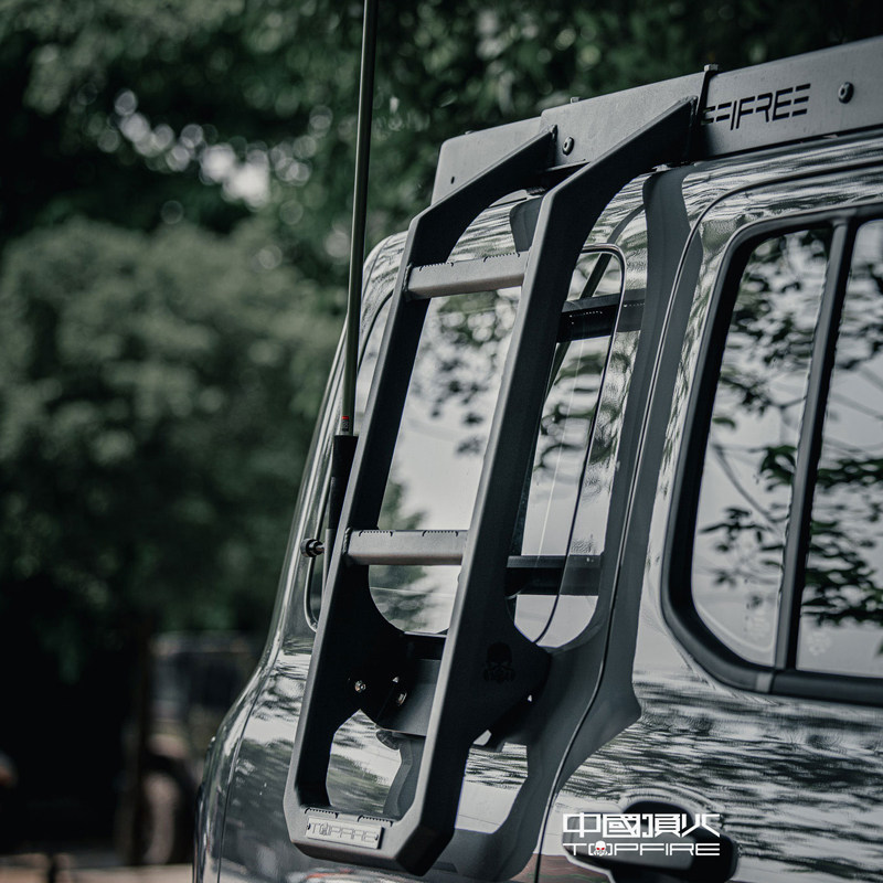 Iron Riding 02 Top Fire Tank 300 Roof Luggage Rack Frame Wind Forest Iron Riding Side Ladder Retrofit Piece Special Free Punch-Taobao