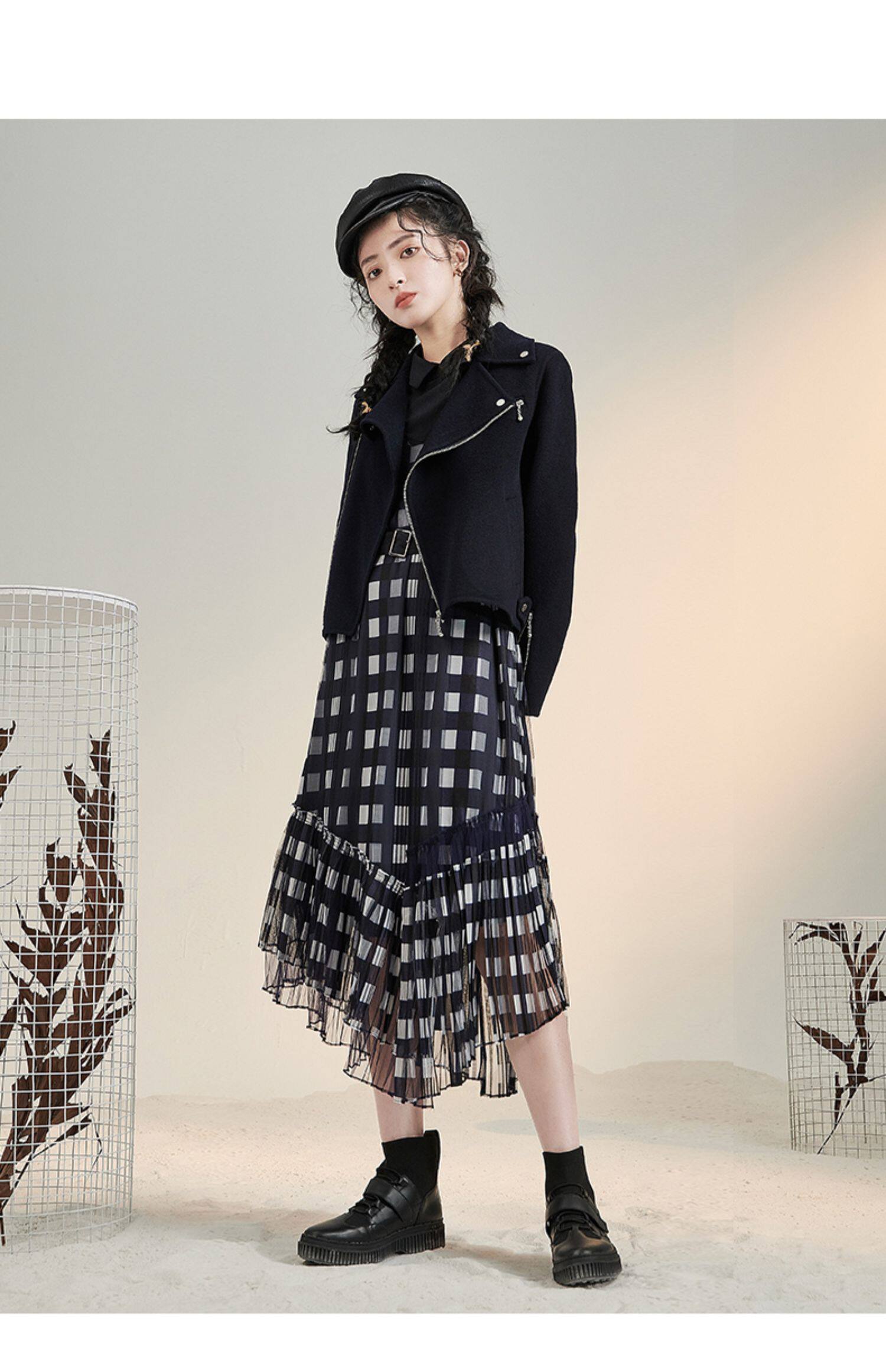 Зимнее осеннее шерстяное пальто, осенняя куртка, коллекция 2021 для возраста       