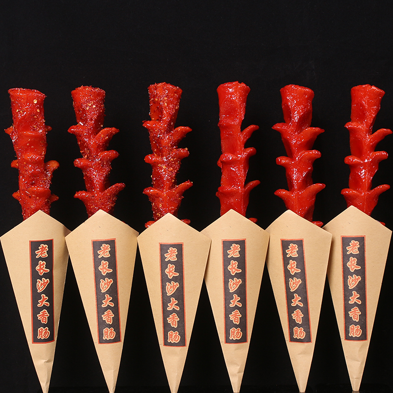 Simulation Old Changsha Large Sausage Model Blooming Sausage Food Model Snack Food Baking Gluten Sample Props Custom-Taobao