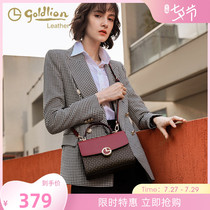 Kinley to 2022 womens bag new fashion printed hands carry bag Temperament Single Shoulder Bag Small Square Bag Collision with Oblique Satchel Bag