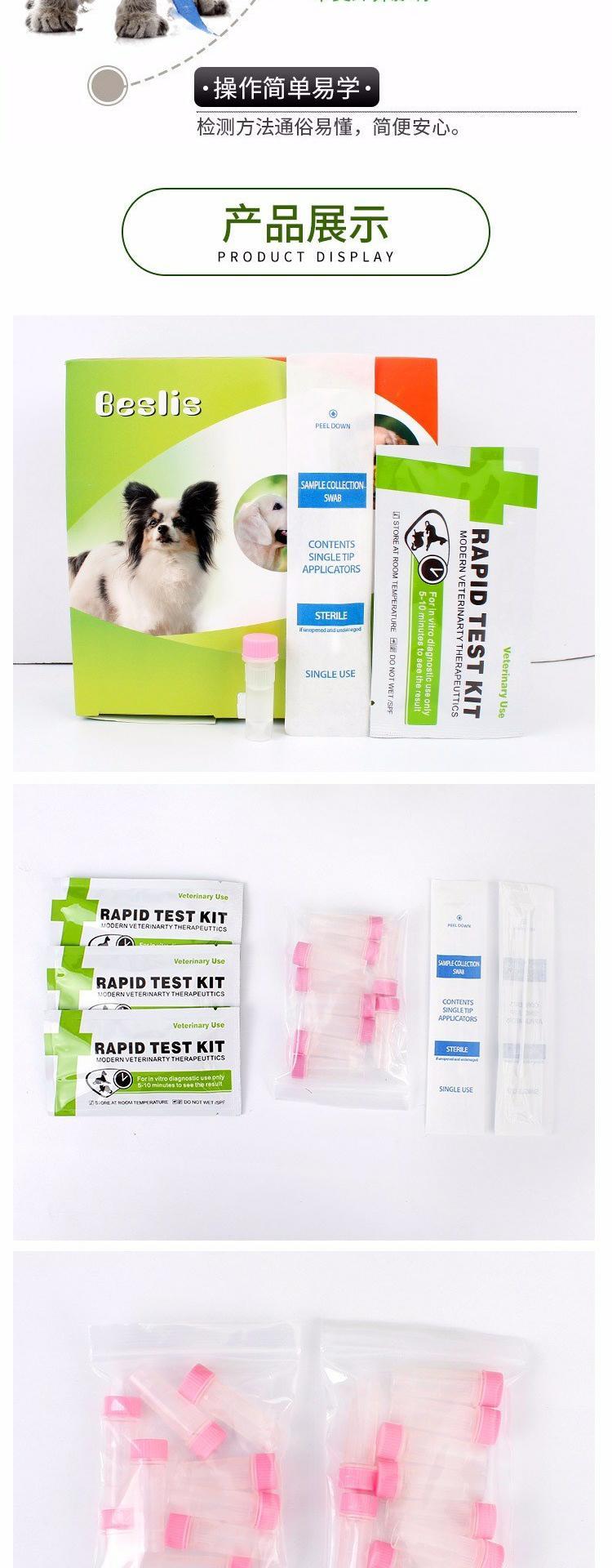 Dải thử nghiệm Wenhe Thử nghiệm mũi mèo FHV virus herpes Thẻ thú cưng FIFV Dễ dàng hoạt động Độ chính xác cao - Cat / Dog Medical Supplies Dụng cụ phòng khám thú y